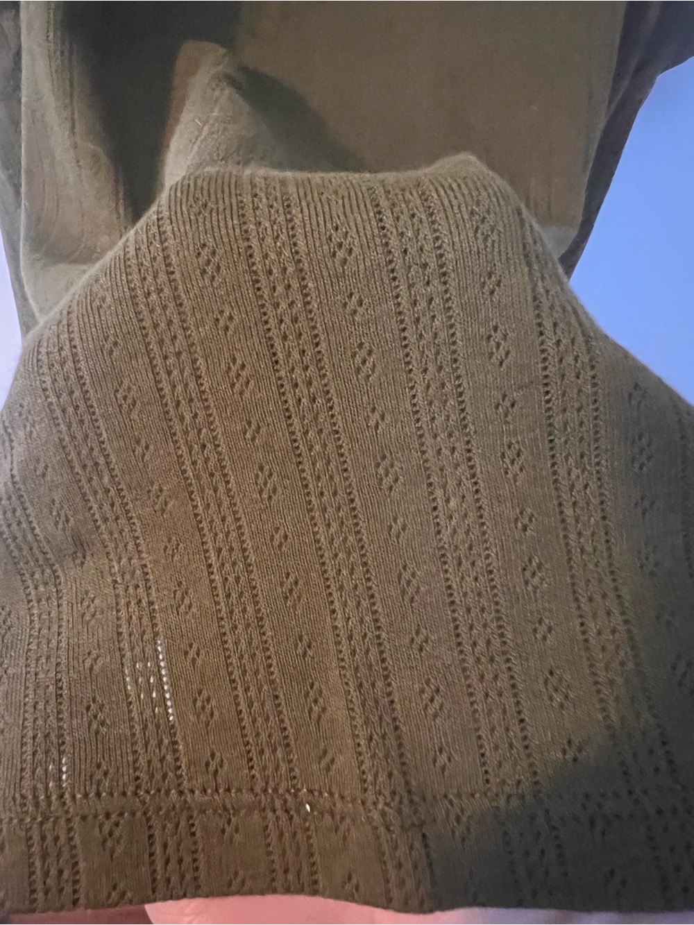 Old Navy Olive Green Ribbed Square-Neck Tank Top - Picture 5 of 6